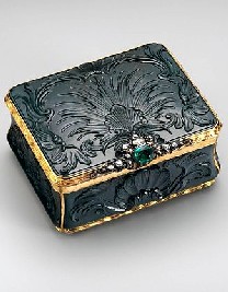 Snuff Box Gold and Platinum